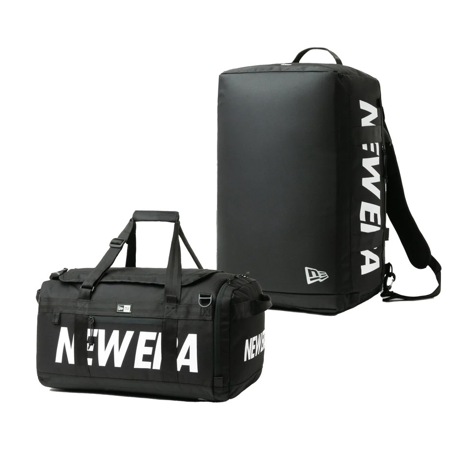 New Era - Club Duffle Bag 2-Way Printed Logo Black