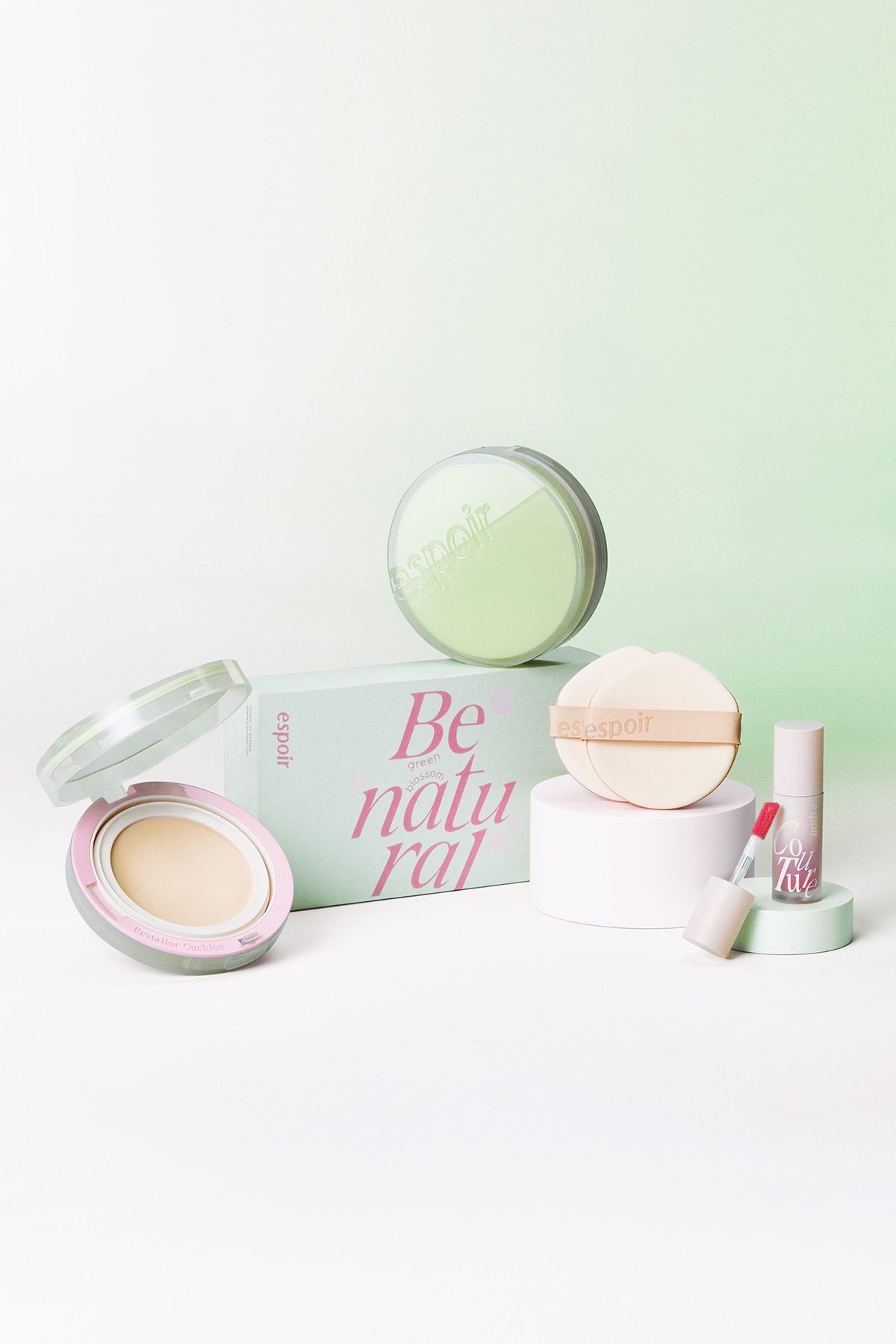 【Green Blossom Edition🍀🍀送！熱門迷你唇釉】Pro tailor Be Natural Cushion 清透保濕光亮色氣墊粉餅