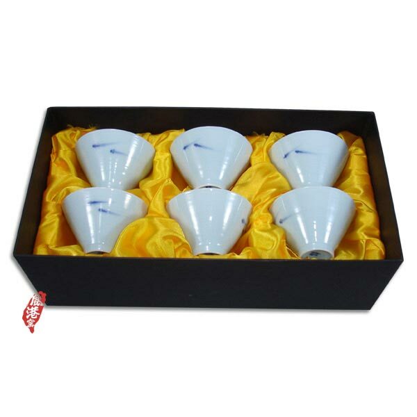 瓷杯-6入財神響杯