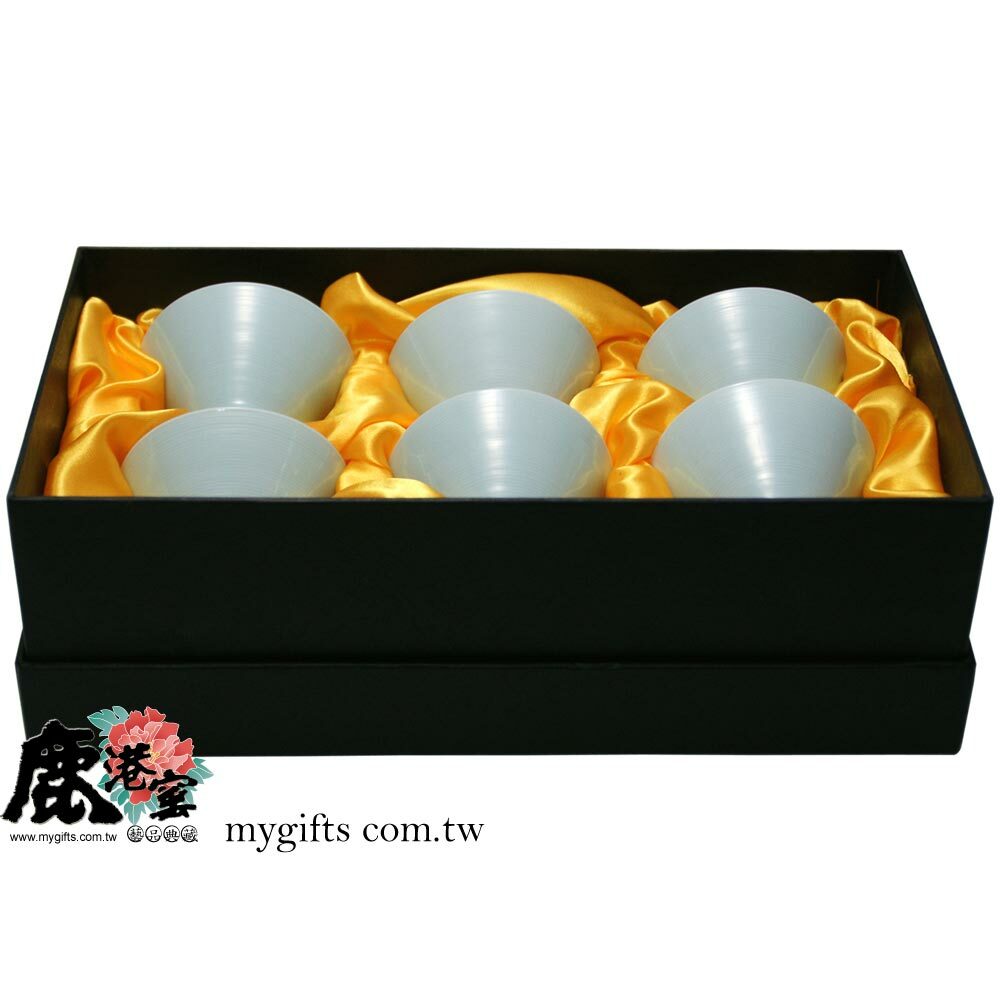 瓷杯-6入財神響杯
