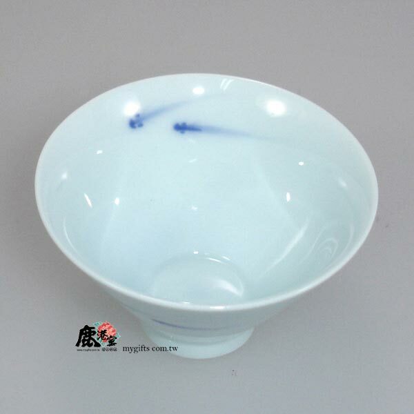 鹿港窯禮品館|瓷杯-6入財神響杯