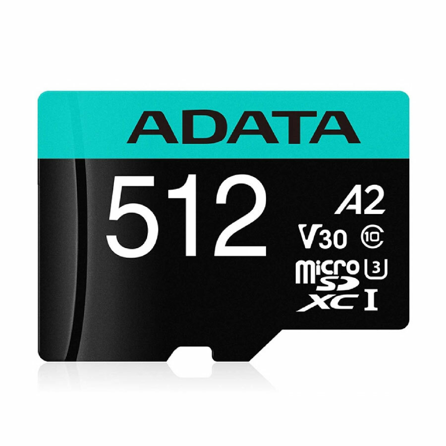 ADATA 威剛 512G Premier Pro microSDXC UHS-I U3 A2 V30 記憶卡(附轉卡)