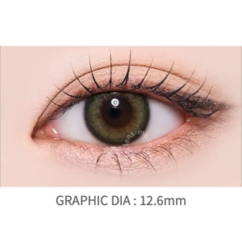 [月拋] LENSME Mov Ring Olive 每月拋棄彩妝隱形眼鏡｜2片月拋