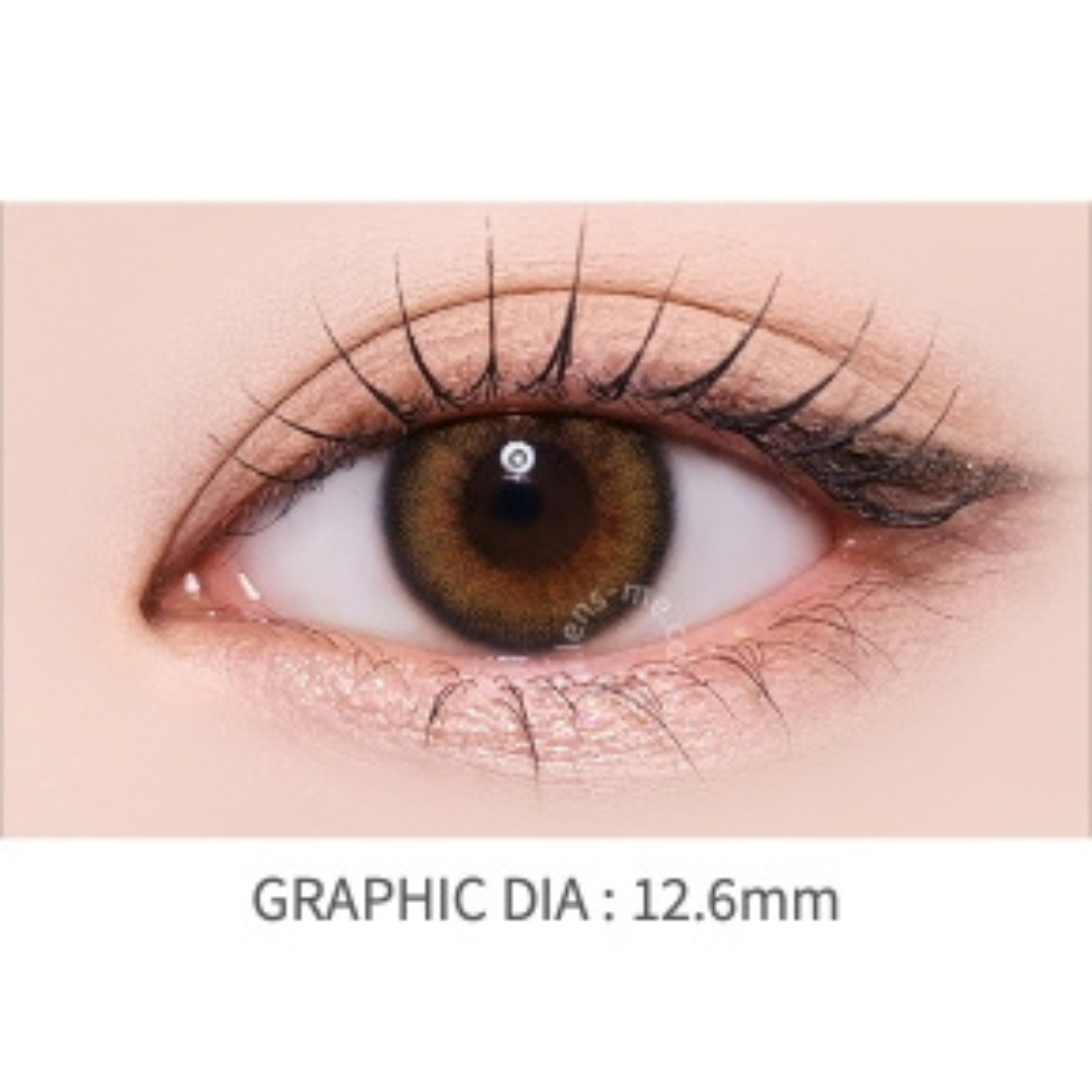 [月拋] LENSME Mov Ring Brown 每月拋棄彩妝隱形眼鏡｜2片月拋