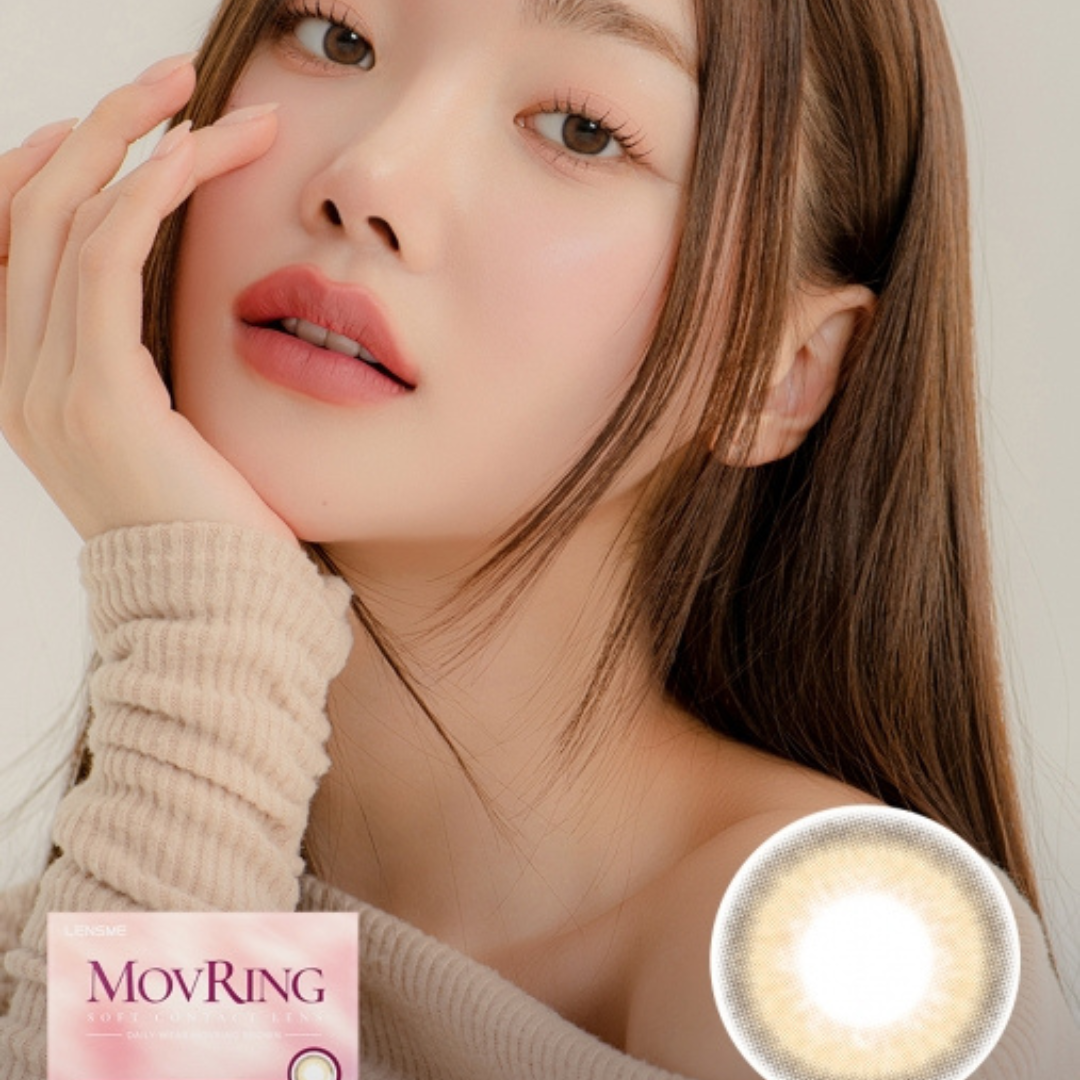 [月拋] LENSME Mov Ring Brown 每月拋棄彩妝隱形眼鏡｜2片月拋