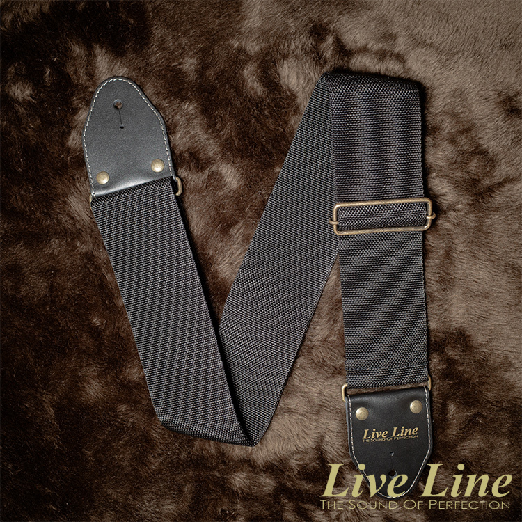 日本製造 Live Line 壓克力混紡 LSB3000BK 貝斯 背帶