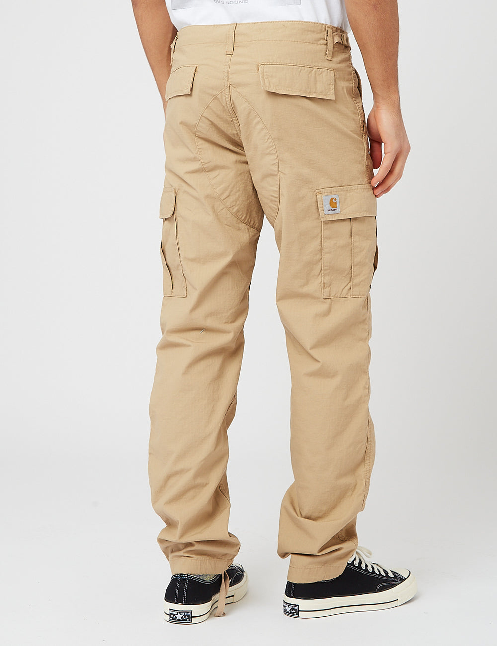 Carhartt WIP Aviation Pant 軍裝 工裝 綁帶 L30 口袋褲 長褲 淺咖啡 Dusty Hamilton Brown 現貨