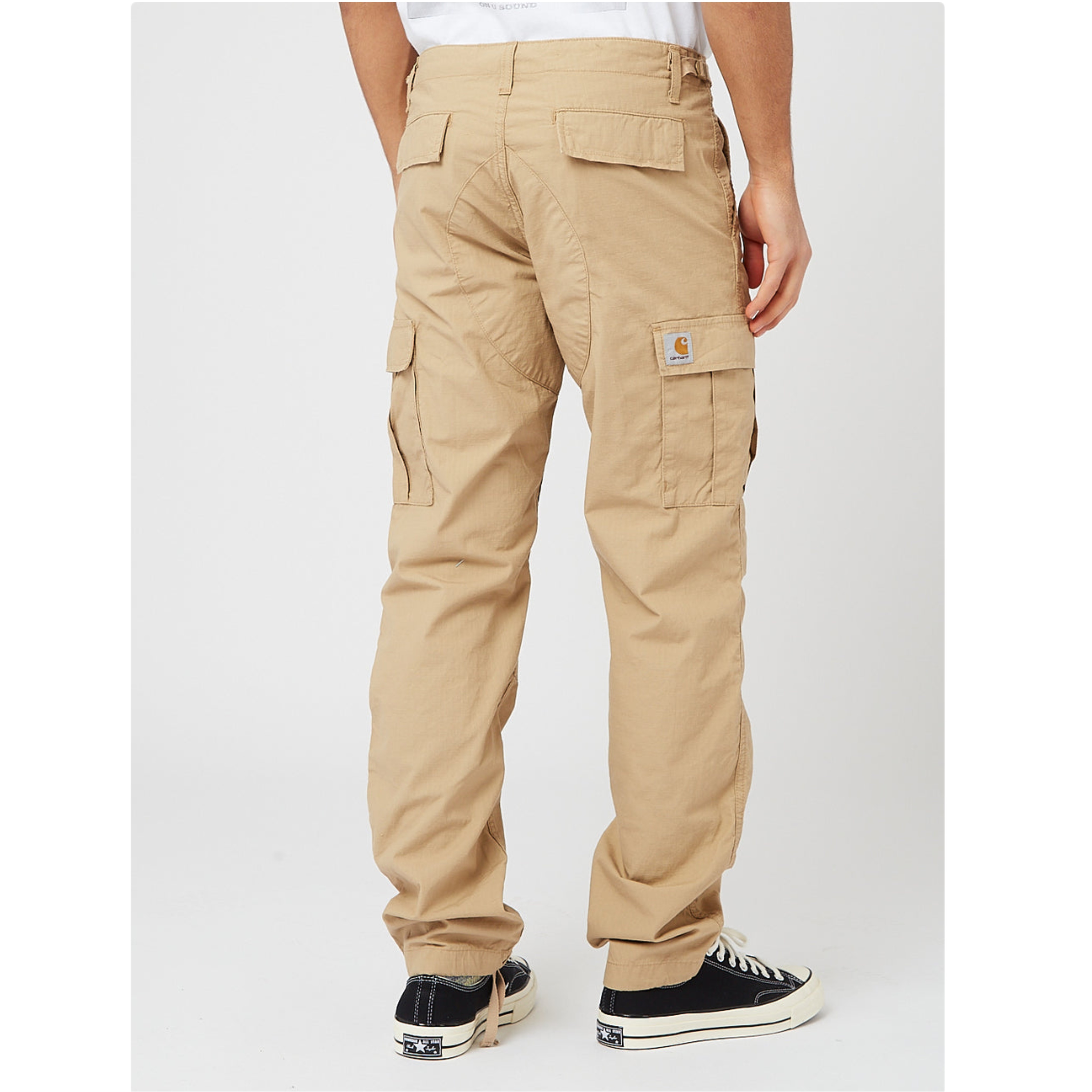 Carhartt WIP Aviation Pant 軍裝 工裝 綁帶 L30 口袋褲 長褲 淺咖啡 Dusty Hamilton Brown 現貨