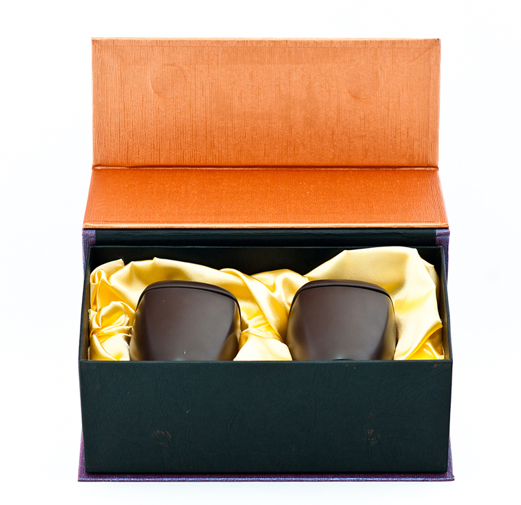 鹿港窯禮品館│意象紫砂茶杯~天燈對杯 禮盒