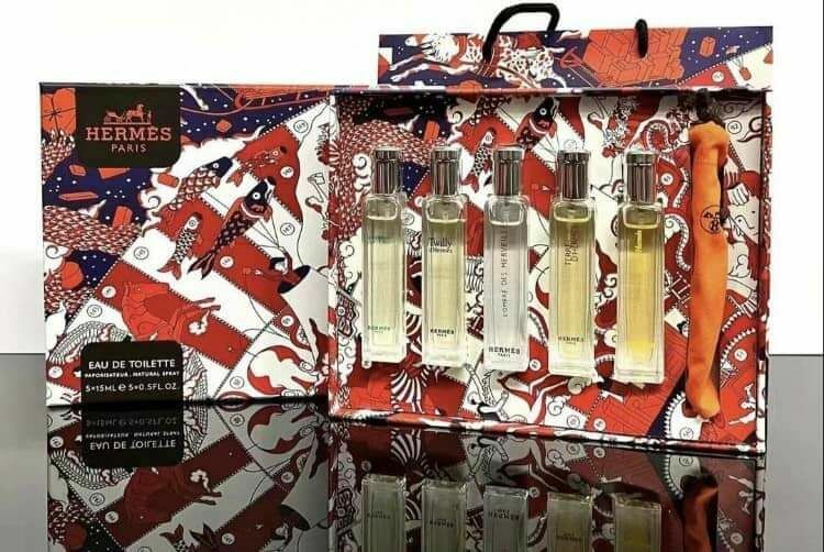 Hermes絲意香水中樣15ml五件套