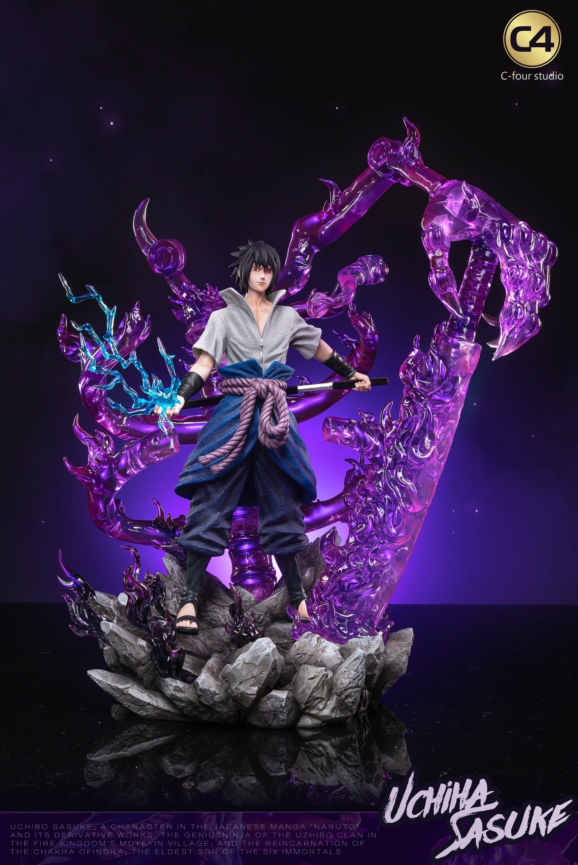 現貨GK C4工作室 C4 Studio NARUTO 火影忍者 狂笑四傑NO.2 狂笑佐助