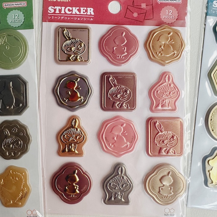 嚕嚕咪 史奴比 燙金封蠟印章貼紙｜日本moomin snoopy