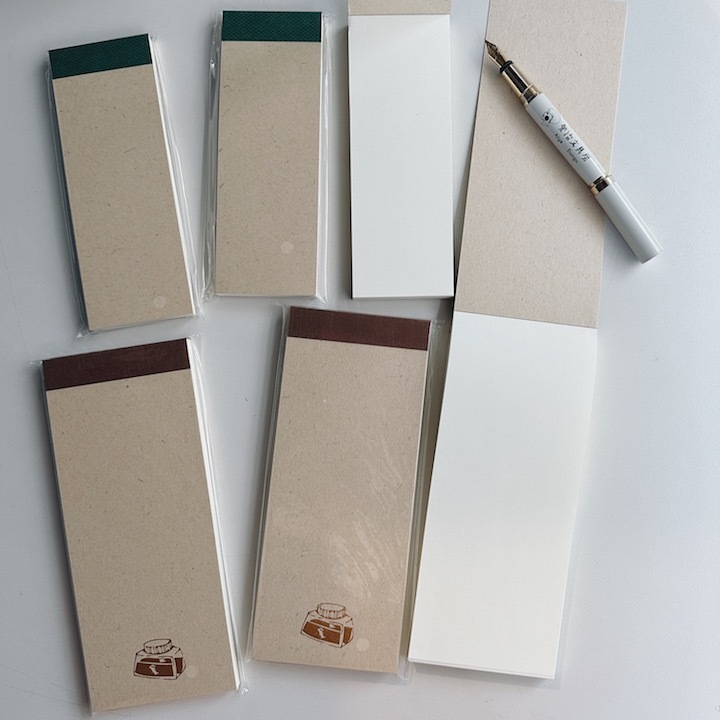 巴川紙 空白 一筆箋 便條本｜ 台灣 鋼筆工作室