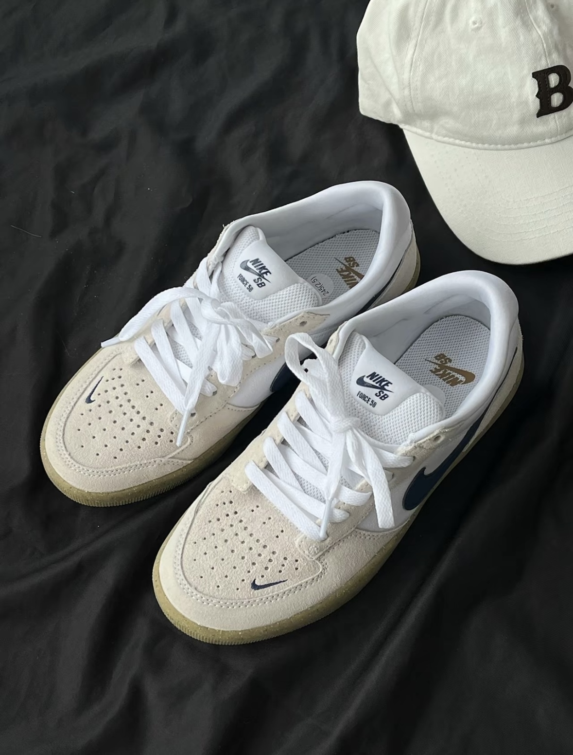 Nike SB Force 藍莓焦糖 海軍藍 米白 麂皮 復古 焦糖底 CZ2959-100/預購