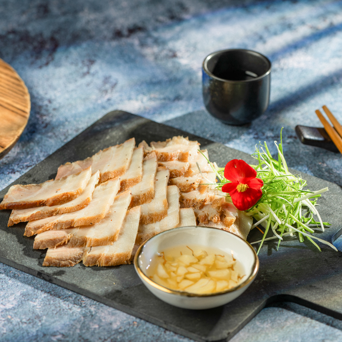 炙烤椒香鹹豬肉