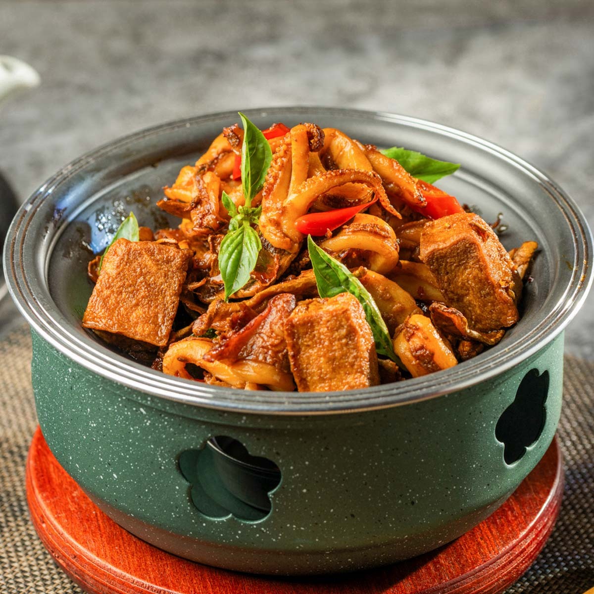 三杯爆炒鮮中卷