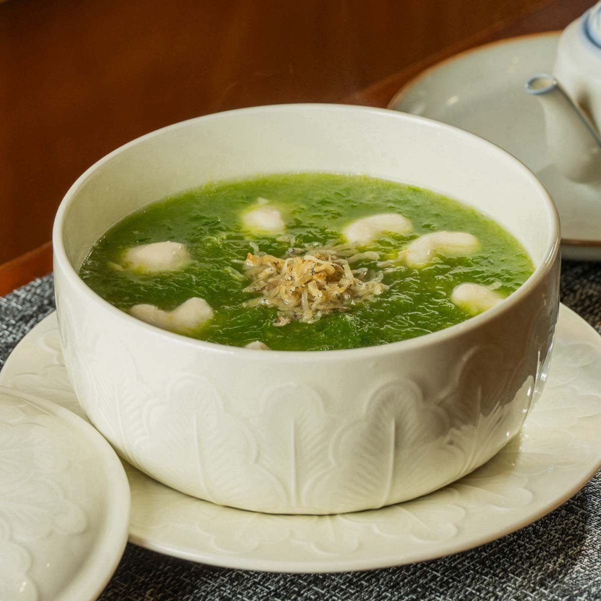 狗母魚丸海菜湯