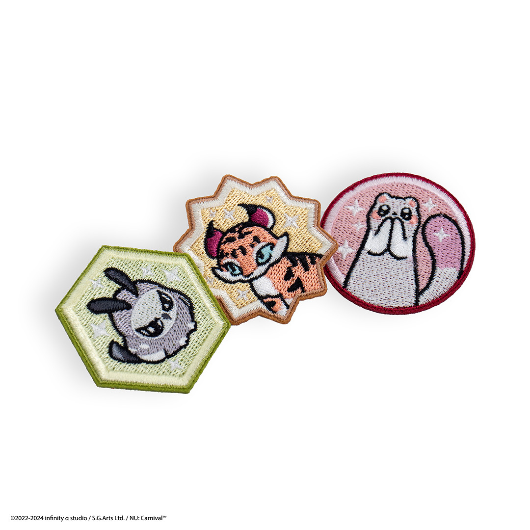 Neon Carnival - The 2nd revel - Little Animal Patch Set