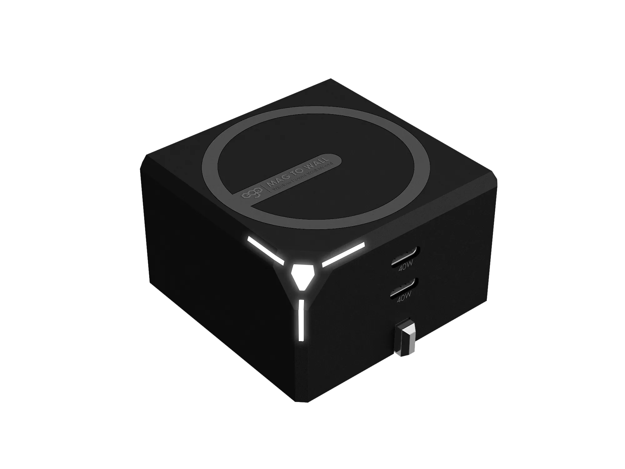 EGO Mag To Wall @40W 磁吸摺疊插腳牆充