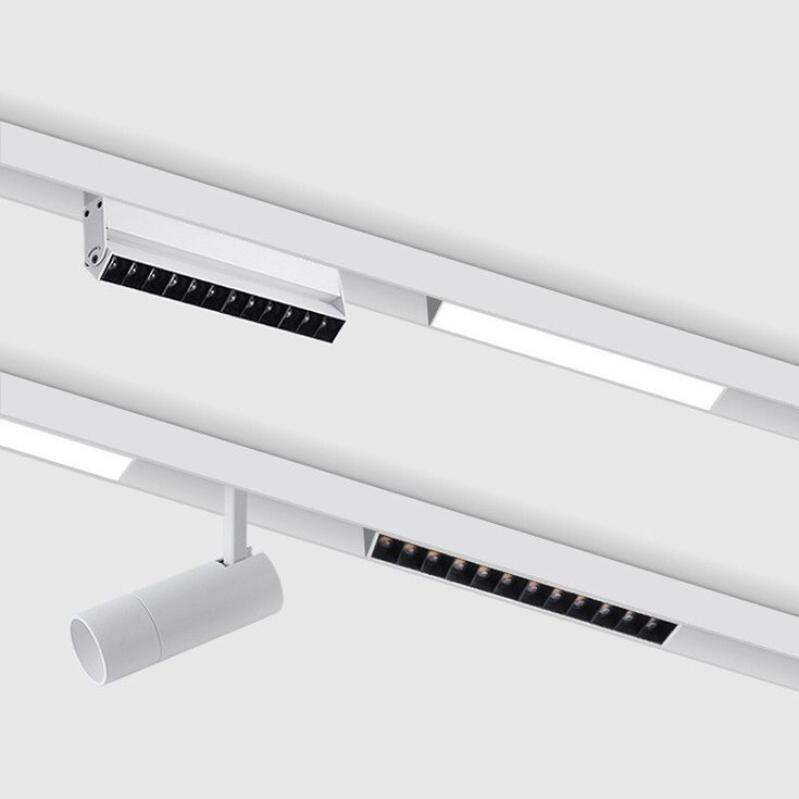 吸頂/崁入/懸吊型 磁吸式軌道 (白色)