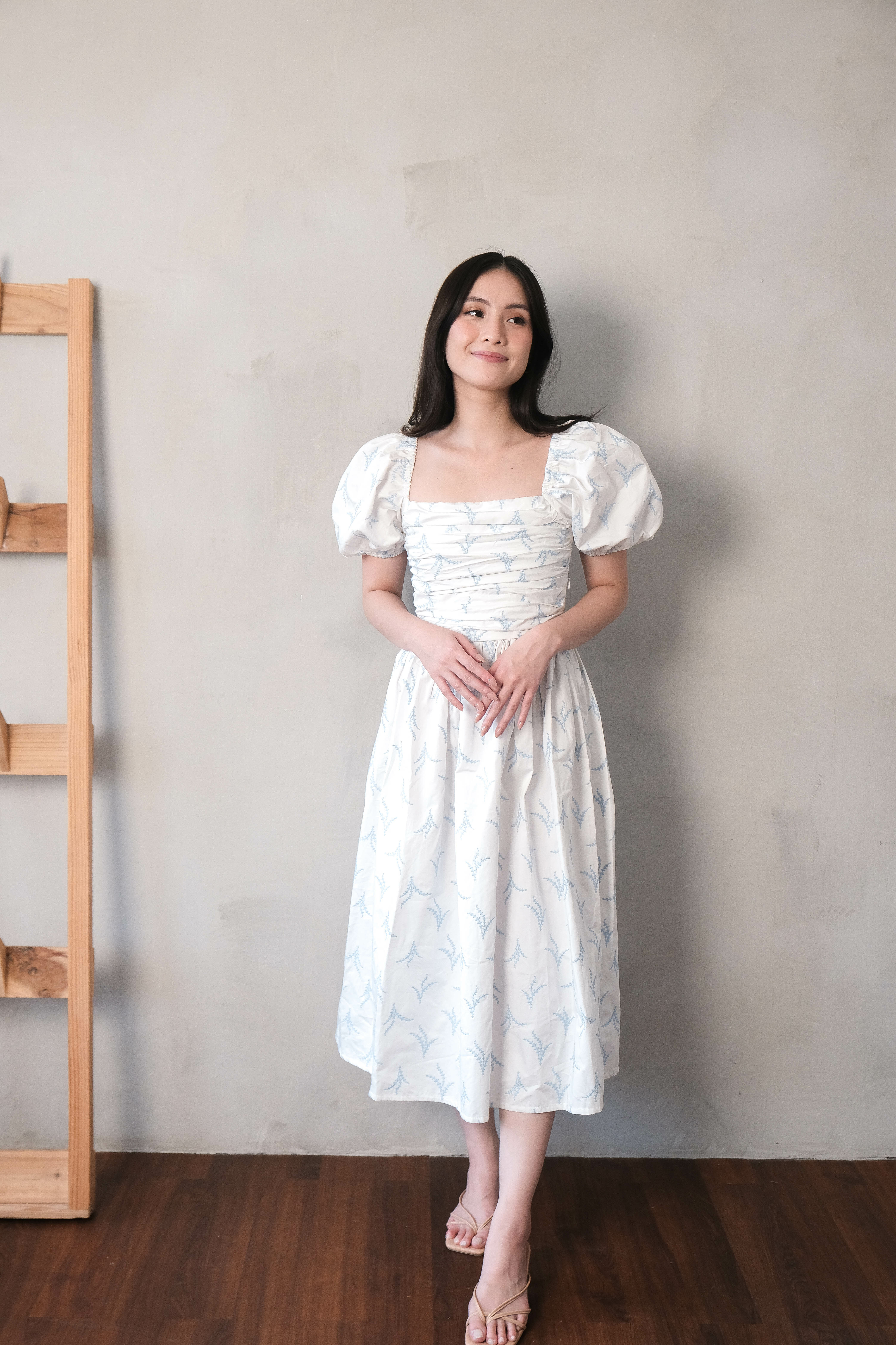 Frances Embroidered Poplin Dress - Special Release