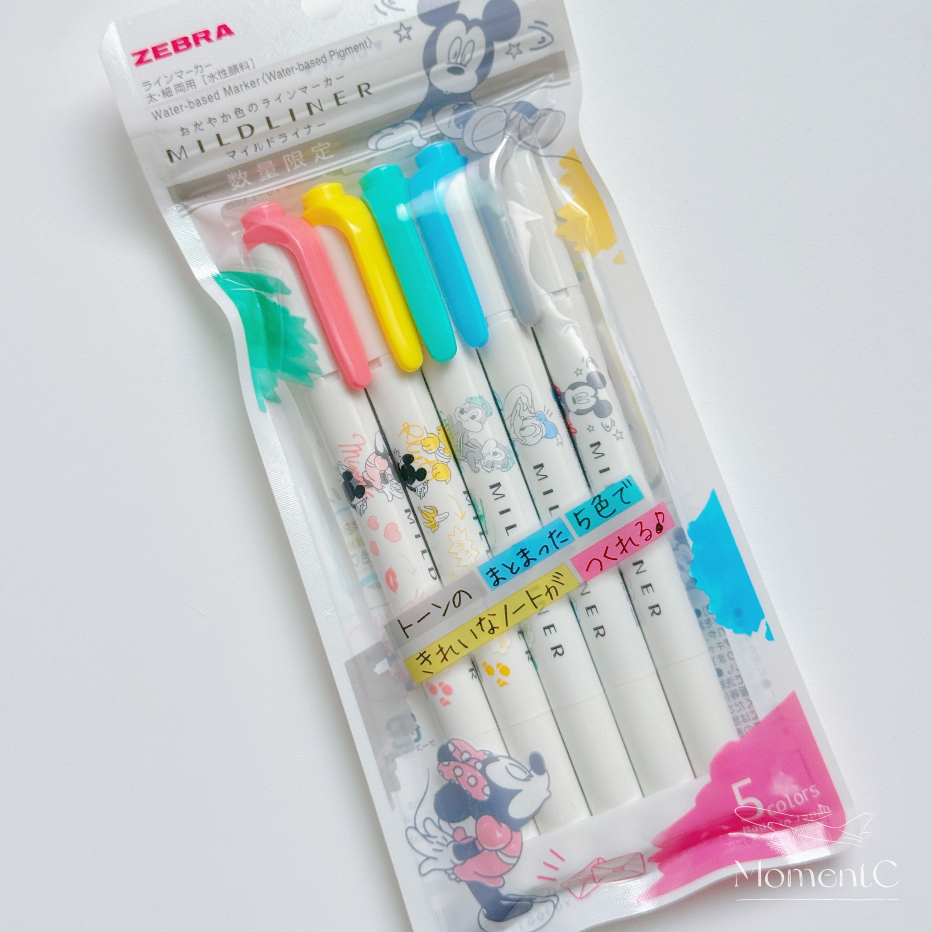 Zebra與迪士尼聯名螢光筆