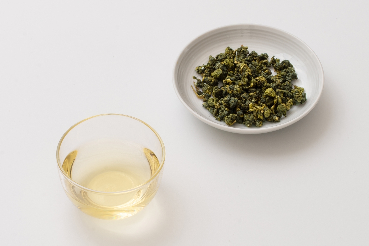 阿里山高山綠茶 茶湯茶乾照
