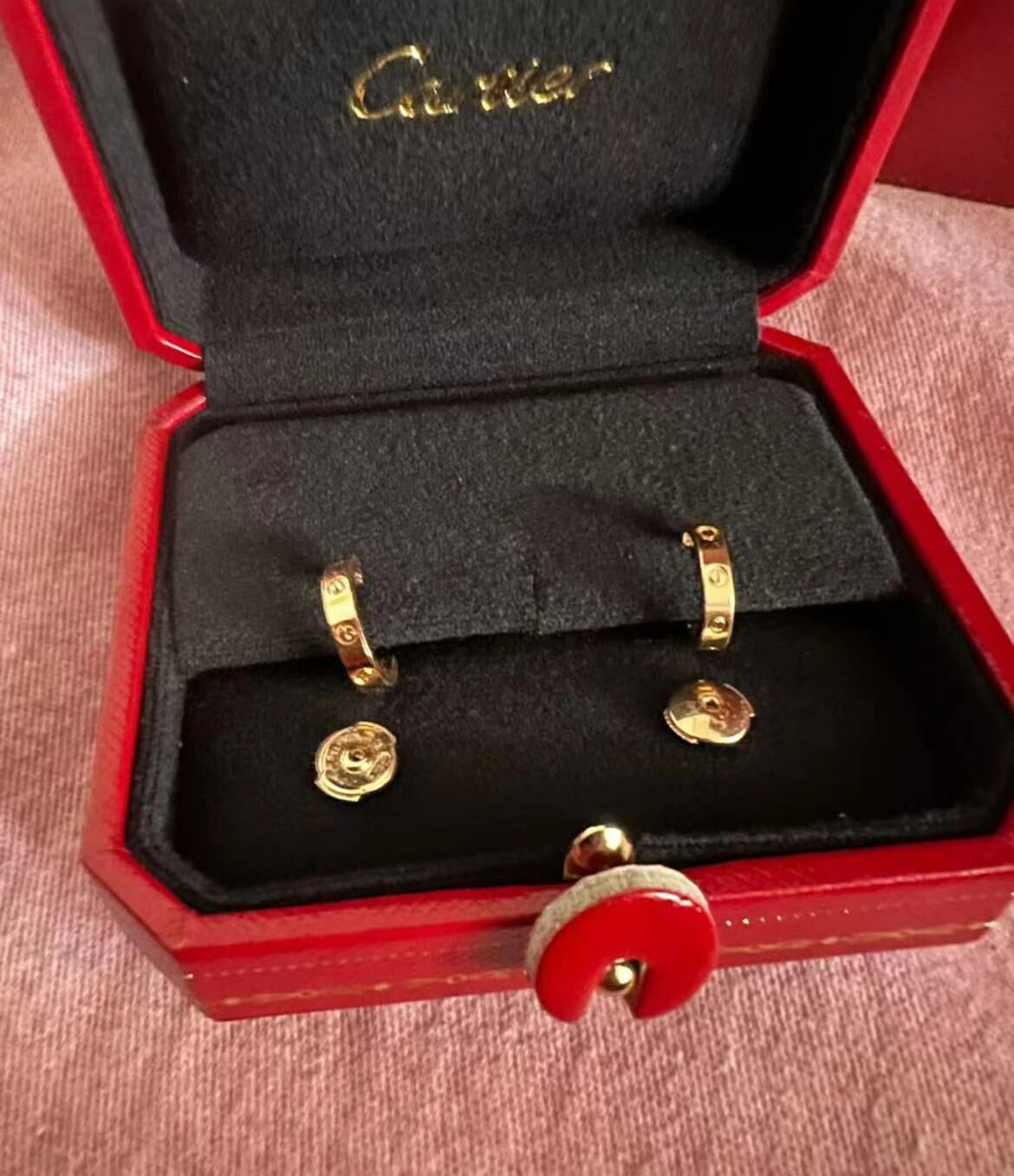 Cariter Love 金耳環 -M