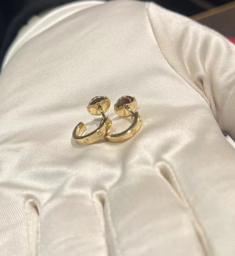 Cariter Love 金耳環 -M