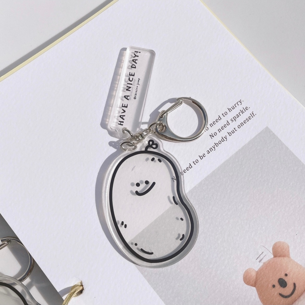 （現貨）FASHIONJUMP 品牌小吊飾 / 鑰匙圈 <馬鈴薯弟弟美好の一天> 壓克力 吊飾 掛飾