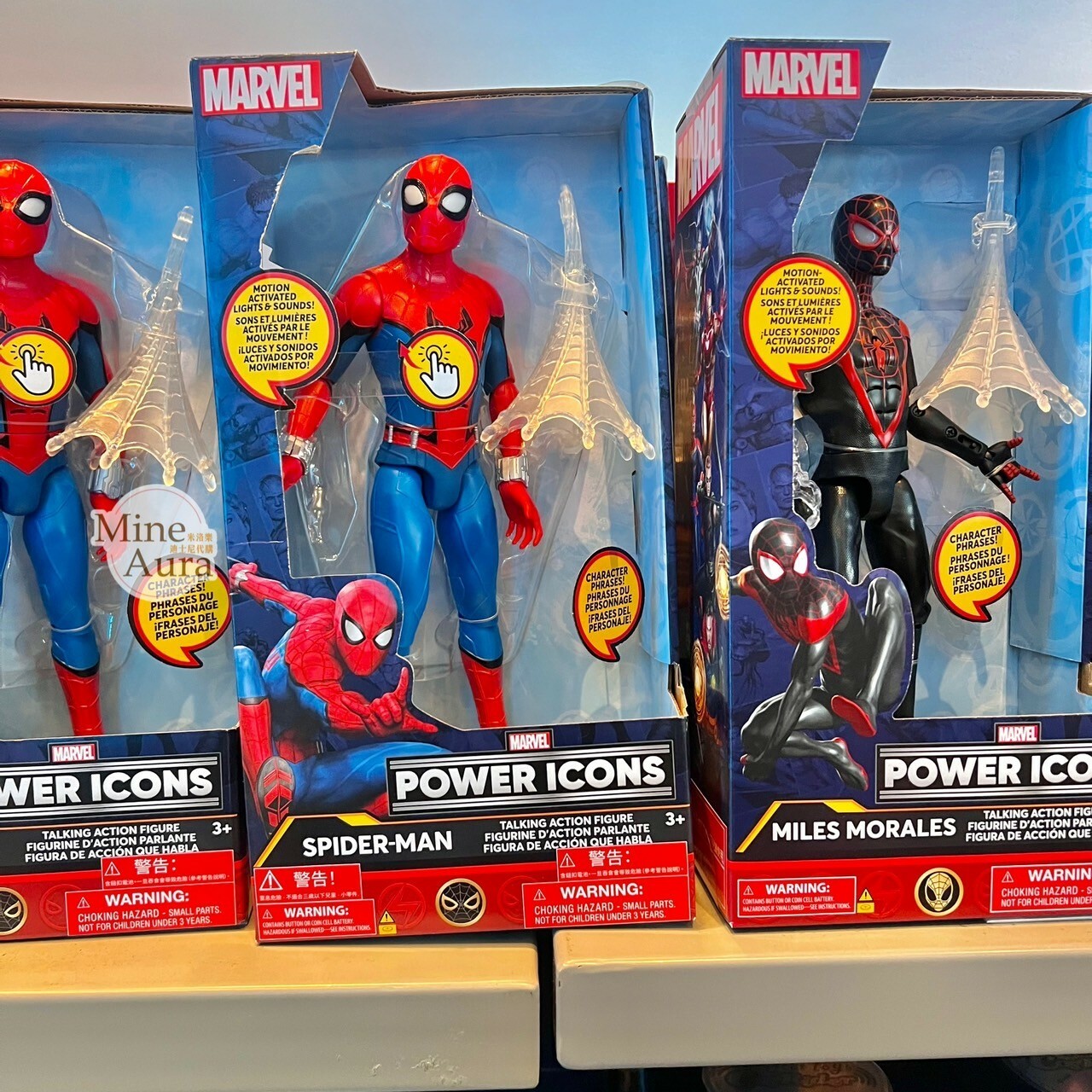 蜘蛛人 Spider-Man 可發聲設計 造型 公仔 玩具 漫威 Marvel -香港迪士尼樂園