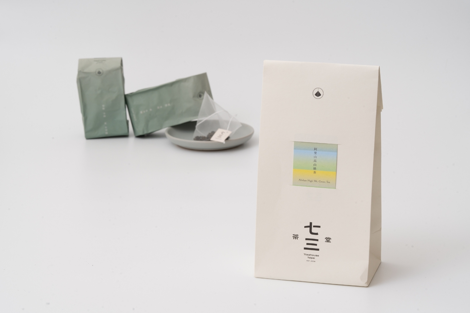阿里山高山綠茶 茶包24入–生活袋 立體茶包照
