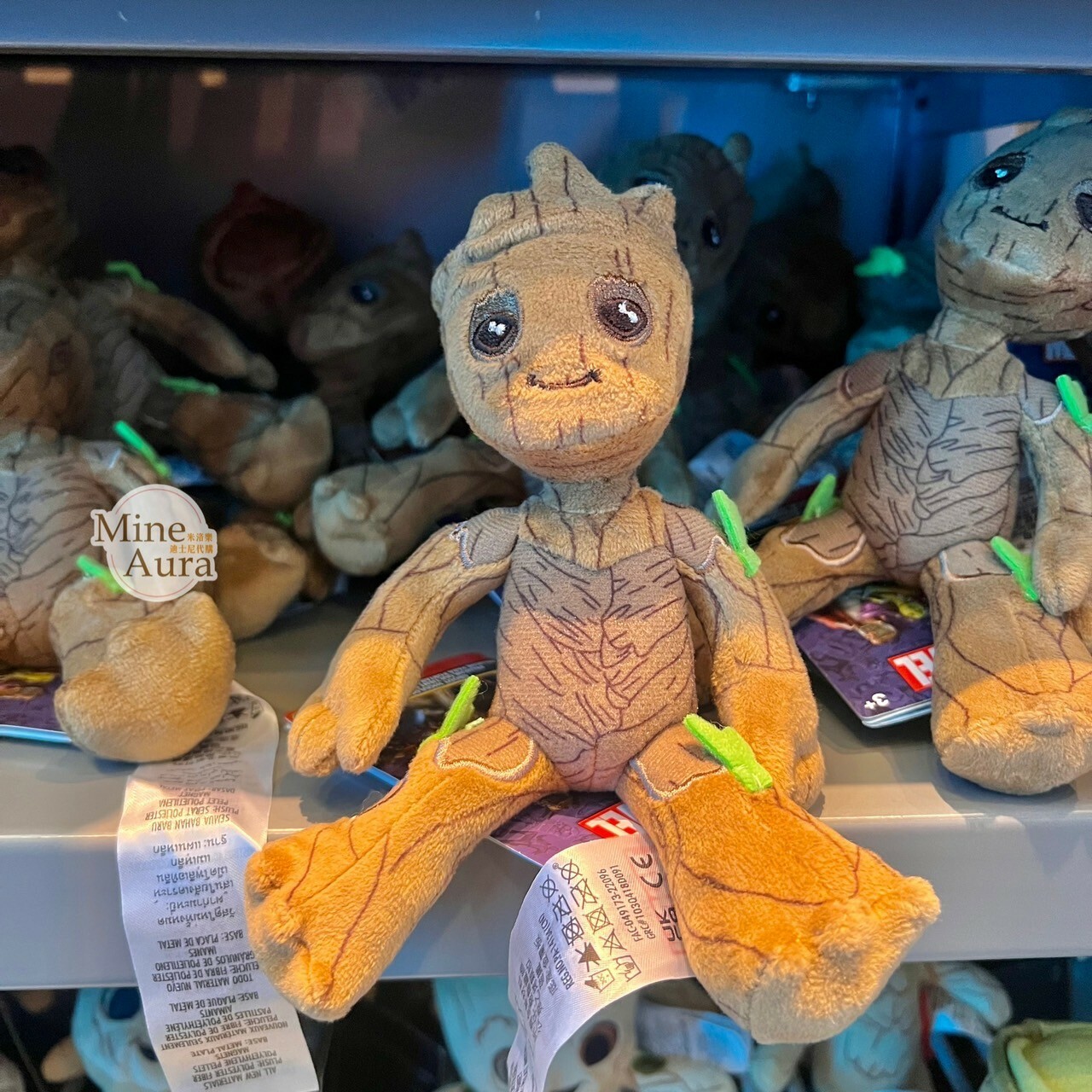 格魯特 Groot 磁鐵 坐肩 絨毛 娃娃 公仔 星際異攻隊 漫威 Marvel -香港迪士尼樂園