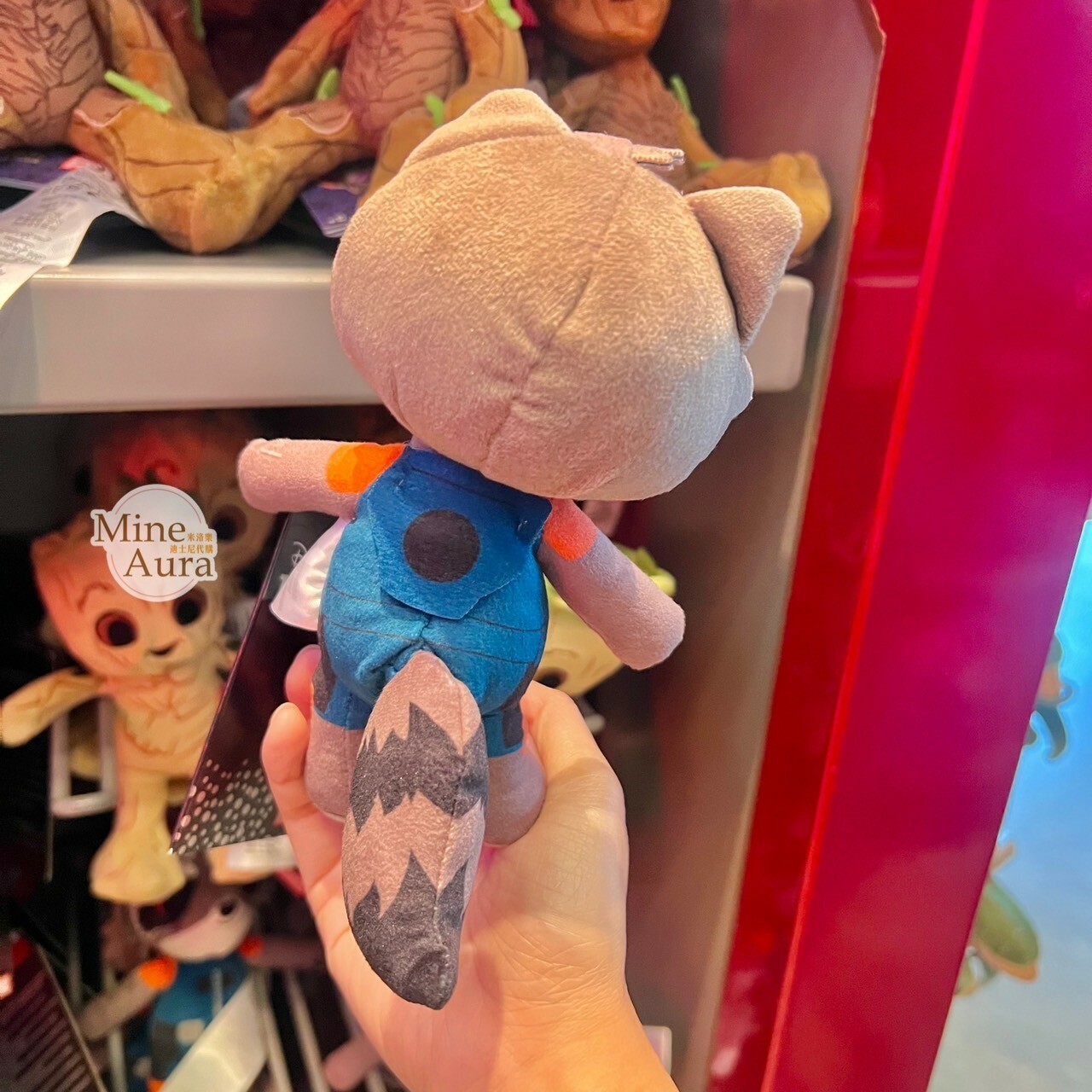 nuiMOs 火箭浣熊 Rocket Raccoon 可動關節 絨毛 娃娃公仔 星際異攻隊 漫威 Marvel -香港迪士尼樂園