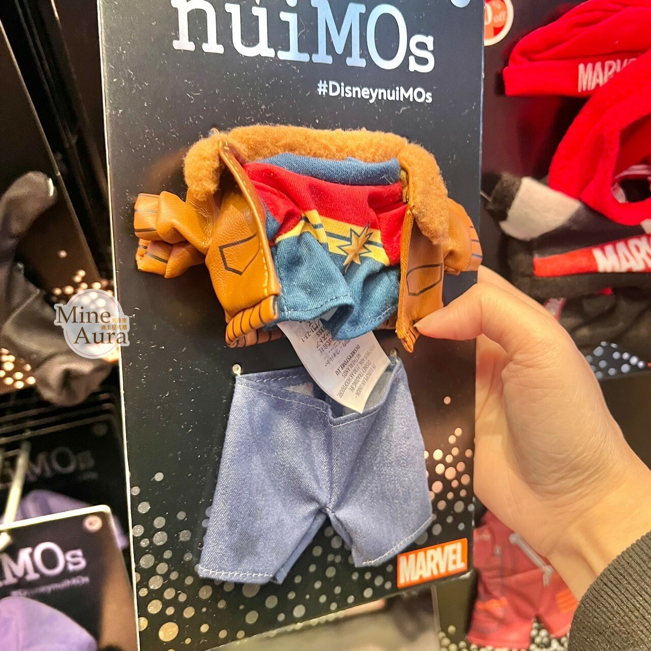 nuiMOs 驚奇隊長 Captain Marvel 棕色皮衣 套裝 造型服裝 (無娃娃) 漫威 Marvel -香港迪士尼樂園
