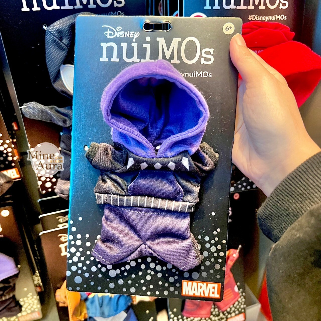 nuiMOs 黑紫色連帽連上衣套裝 造型服裝 (無娃娃) 漫威 Marvel -香港迪士尼樂園