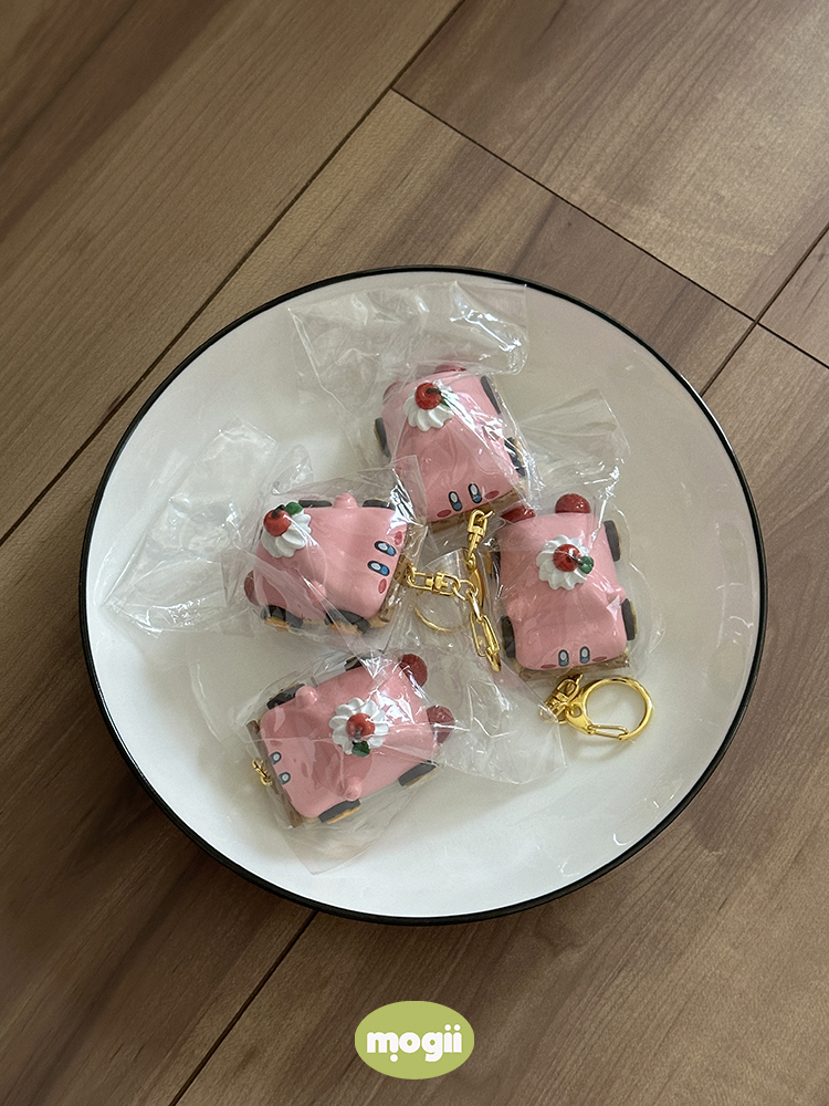 卡比車車蛋糕吊飾