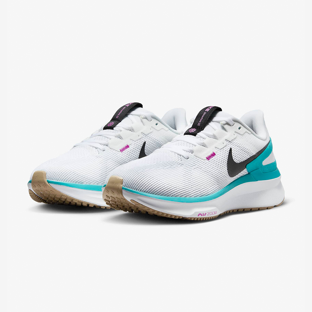 Nike Air Zoom Structure 25 女 白藍 路跑 訓練 運動 慢跑 慢跑鞋 DJ7884-103