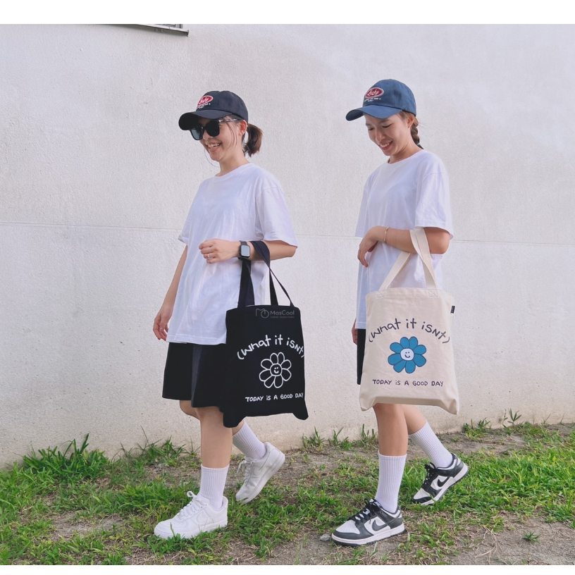 Mark Gonzales 花朵帆布包