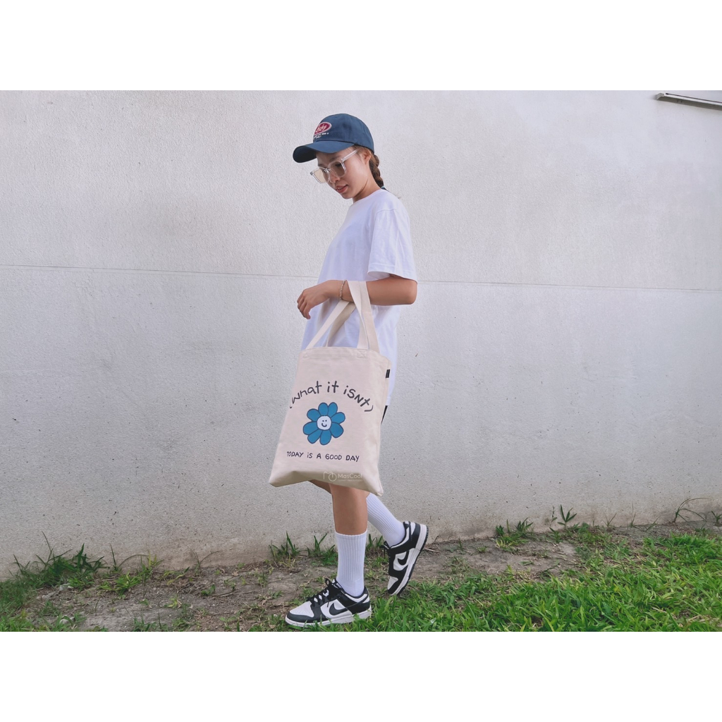 Mark Gonzales 花朵帆布包