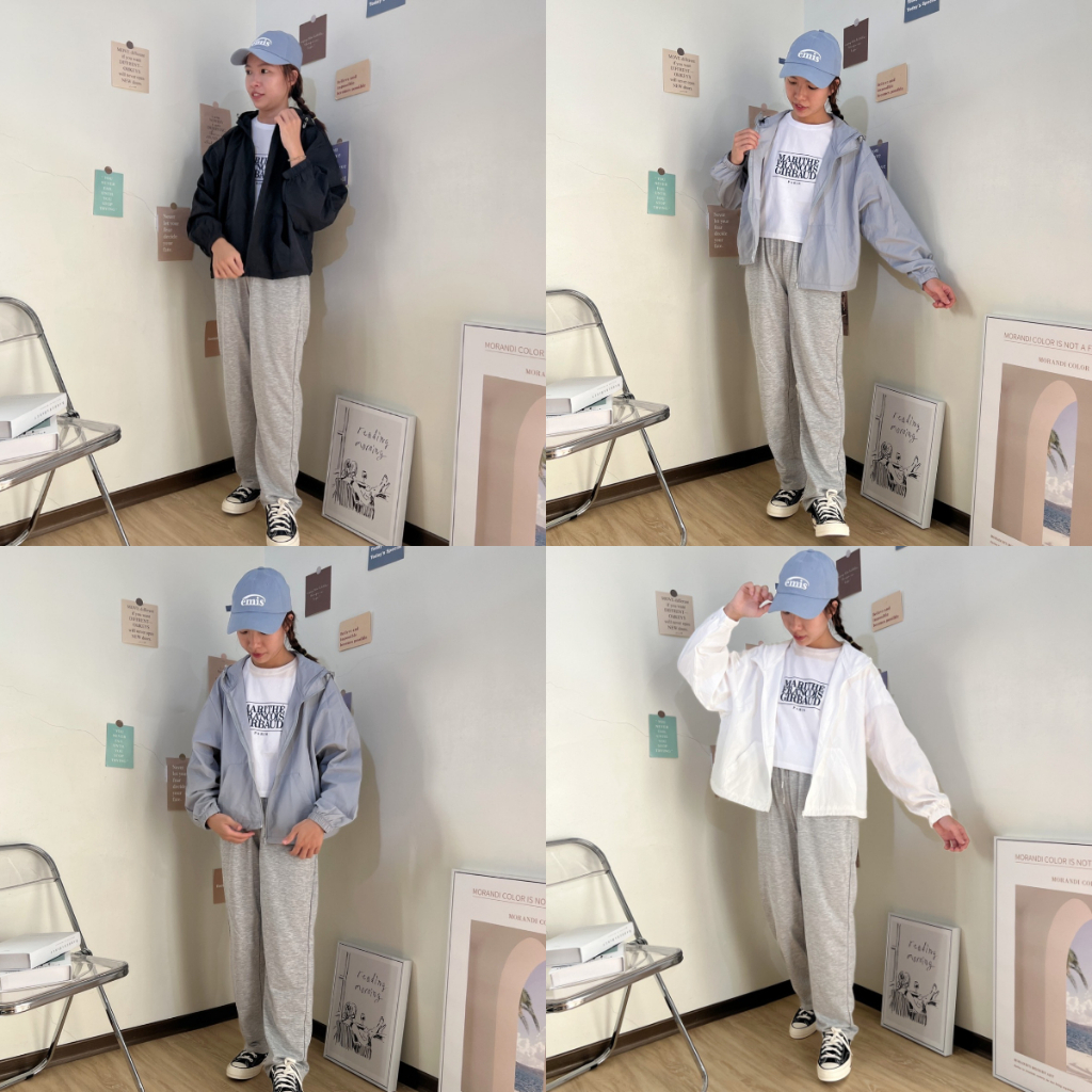 3102 短版尼龍外套