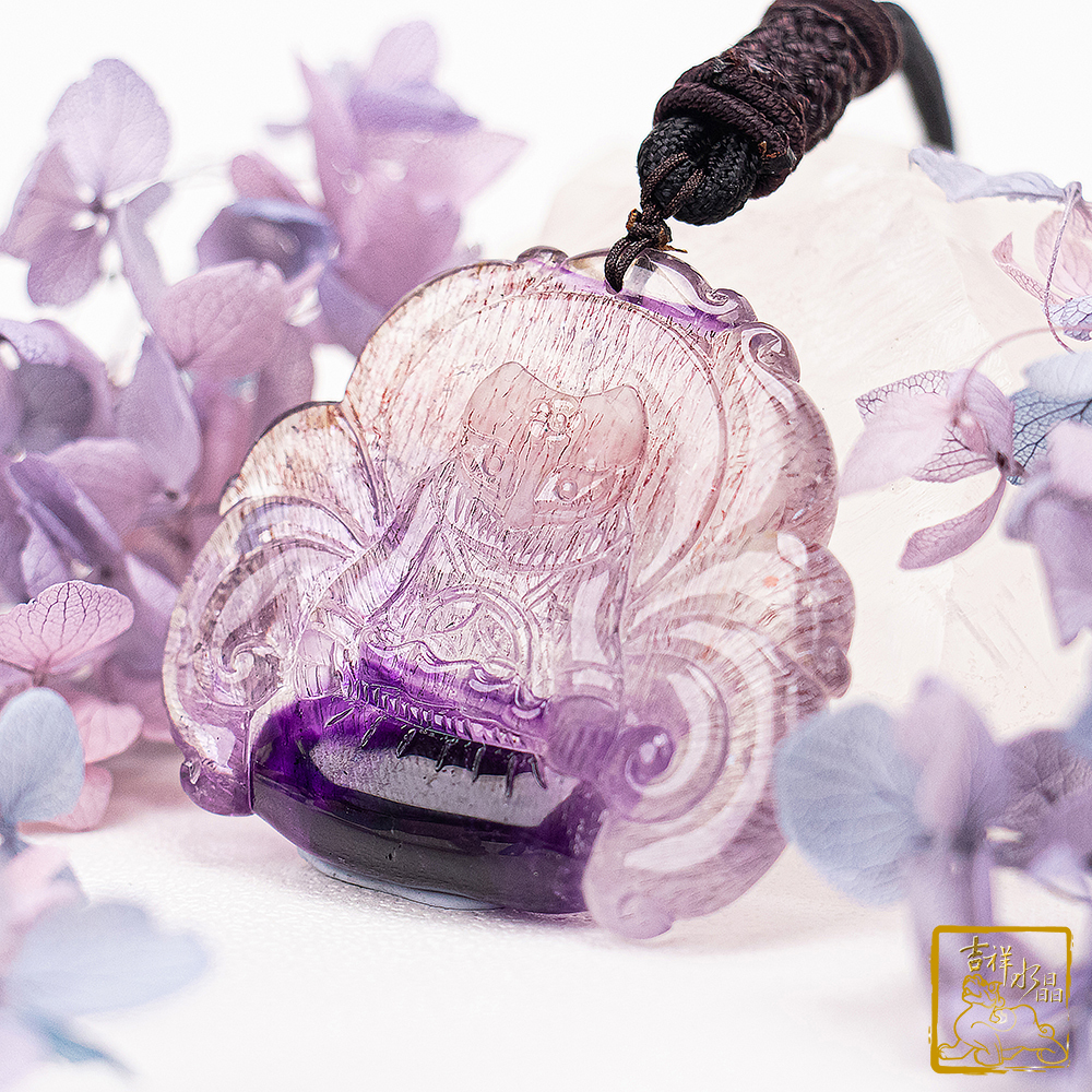 超七九尾狐仙項鍊27.9g 好運貴人【吉祥水晶專賣店】