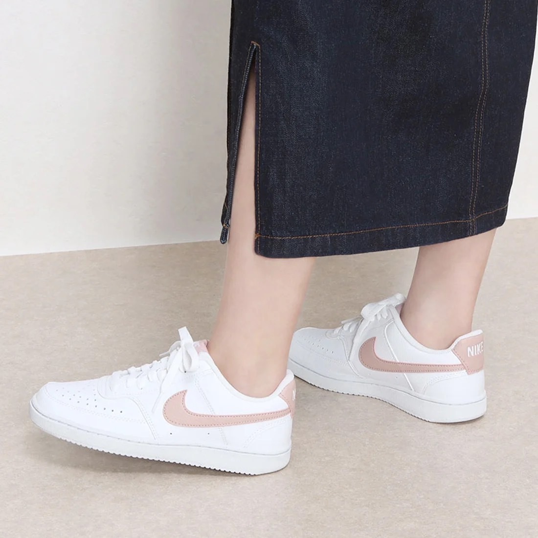 KTQ STORE ‧ NIKE COURT VISION LO NN 休閒鞋 白粉 DH3158-102