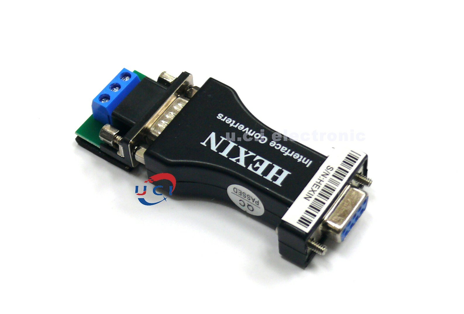 【UCI電子】 (A-2) HEXIN 232轉485轉換器 RS232 轉485三位無源轉換器 rs232 轉485