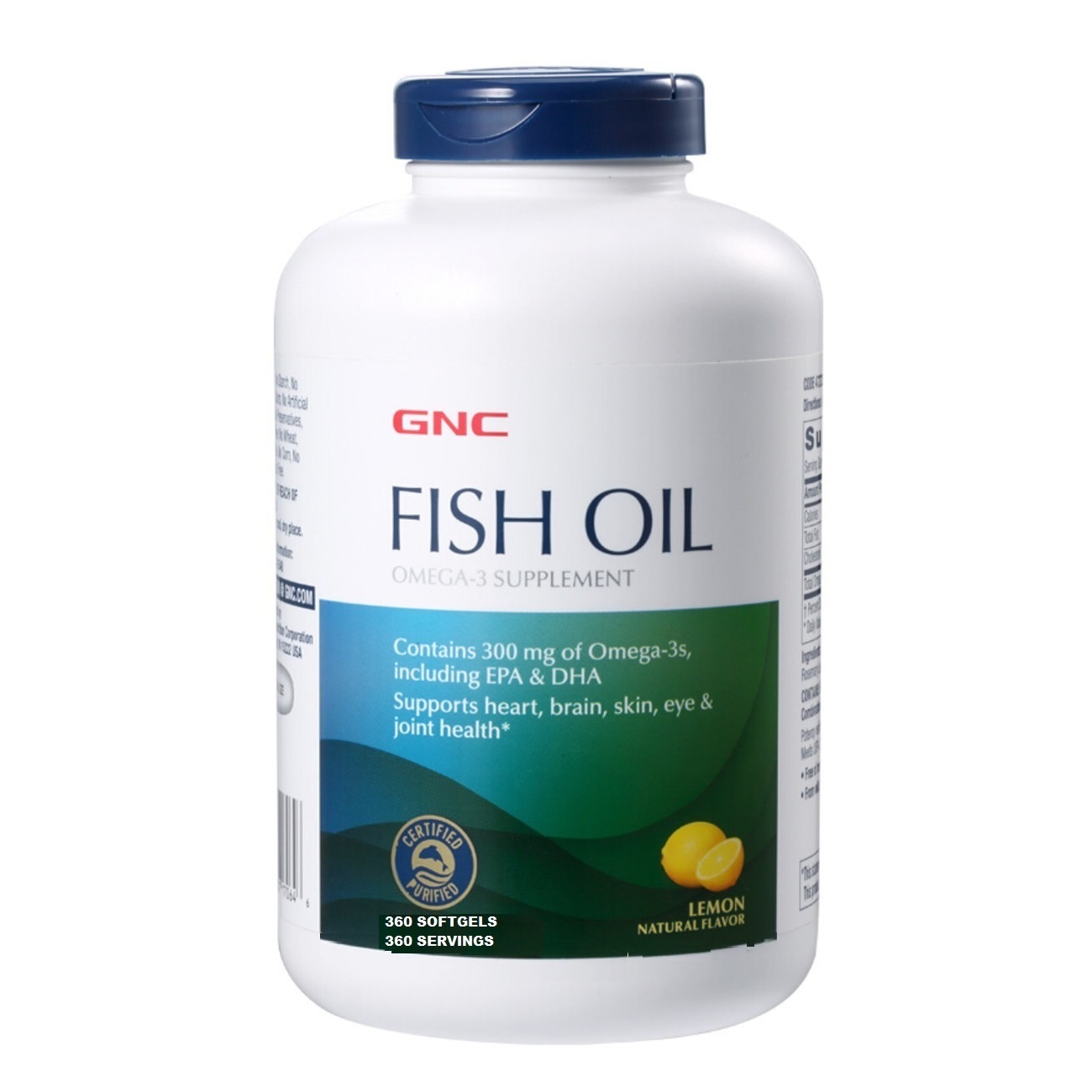 GNC - 濃縮魚油軟膠囊300mg 360粒