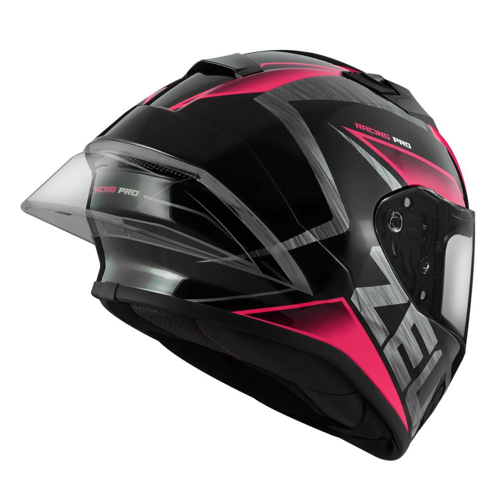 ZEUS ZS-826  BK3 黑桃紅 全罩 輕量化 ZS826