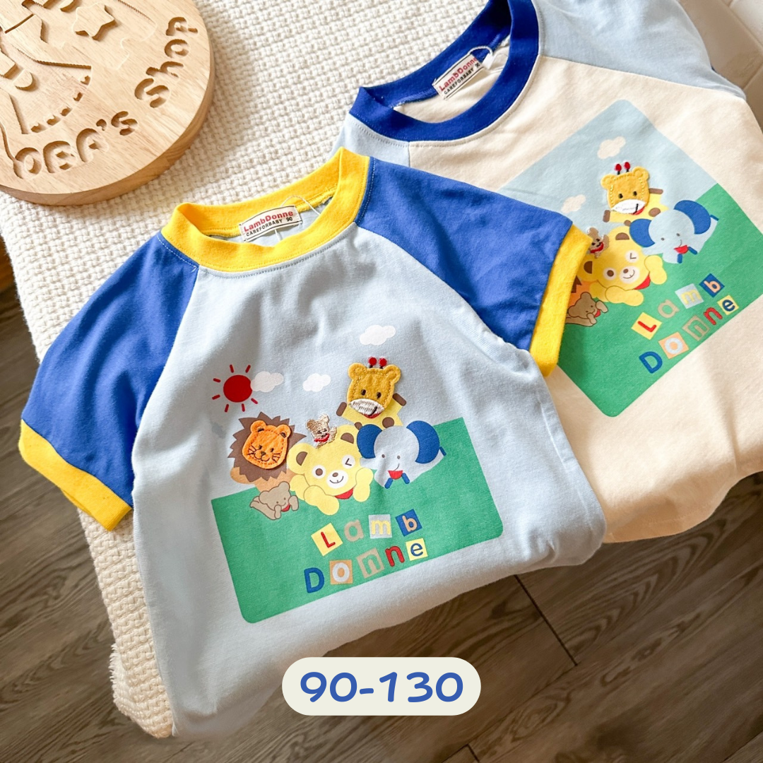 【限量】動物大集合短袖上衣