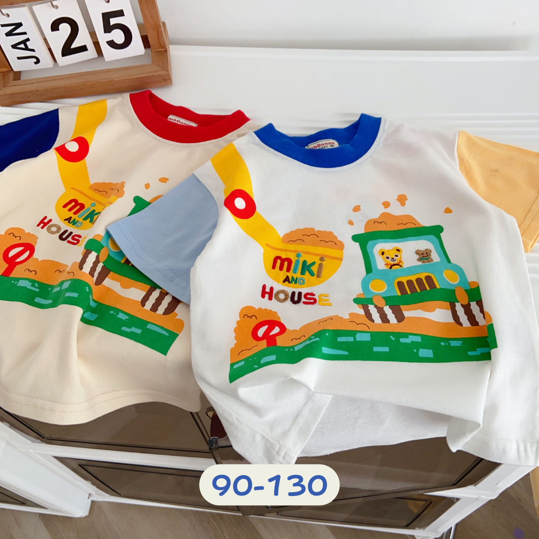 【限量】小熊挖土機短袖上衣