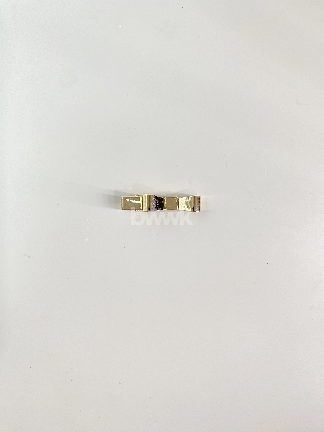 金屬蝴蝶結髮夾 單入-金