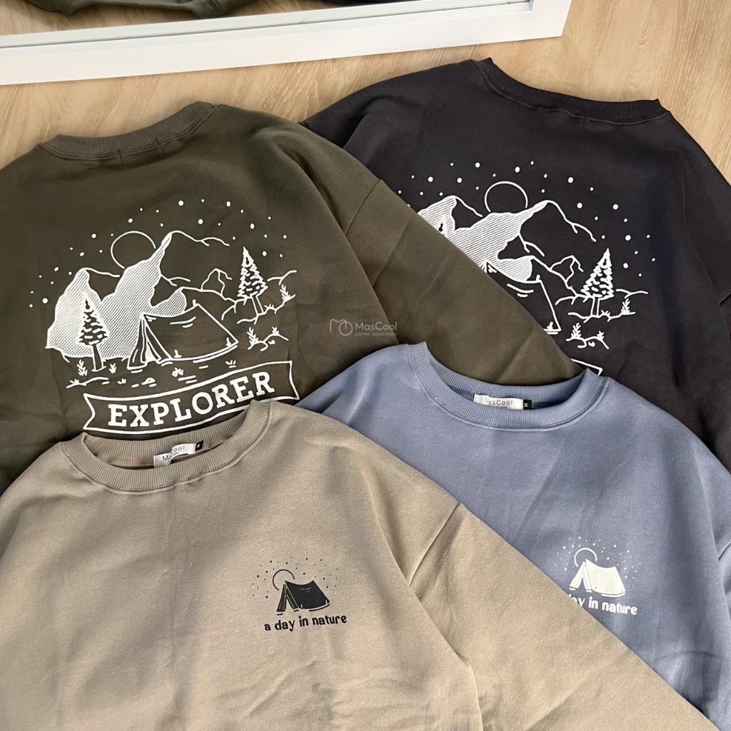 6145 a day露營大學T